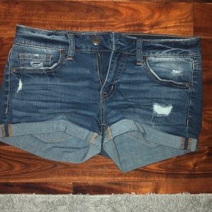 aeropastle jean shorts